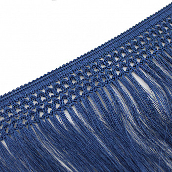 MACRAMÊ FRINGE 17,8cm DARK BLUE 10m