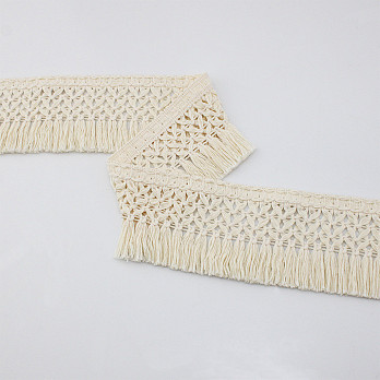 MACRAMÊ FRINGE 7cm RAW 10m