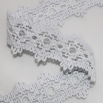 MANDALA CROCHET LACE 4,5cm WHITE 30m