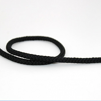 CORDÓN ELÁSTICO MEDIO 6mm NEGRO 50m
