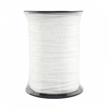 CORDÓN DE POLIÉSTER MEDIANO 5mm BLANCO 100m