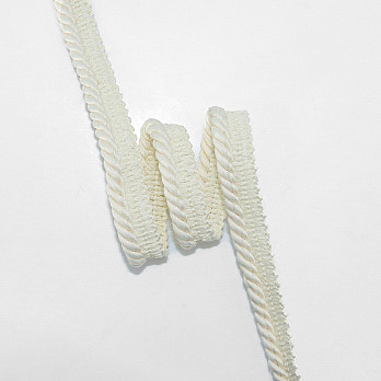 MEDIUM ROPE PIPING LACE 1,3cm CHAMPAGNE 20m