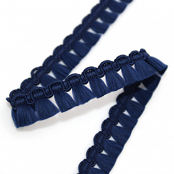 MILANE TASSEL FRINGE 1,6cm DARK BLUE 50m