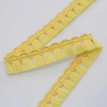 MILANE TASSEL FRINGE 1,6cm YELLOW BABY 50m