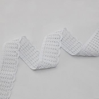 MILENIUM LACE 4,1cm WHITE 30m