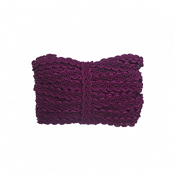 PASSEMENTERIE AGNES 1,5cm PURPLE GRAPE 20m