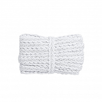 PASSEMENTERIE AGNES 1,5cm WHITE 20m