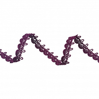 PASSEMENTERIE AMELIA 1,5cm PURPLE GRAPE 20m