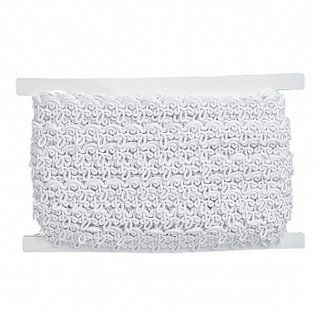 PASSEMENTERIE AMELIA 1,5cm WHITE 20m