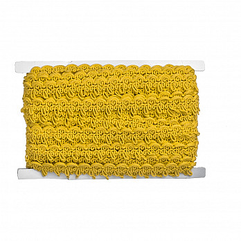 PASSEMENTERIE AMELIA 1,5cm YELLOW 20m