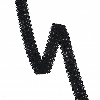 PASSEMENTERIE MARTINA 1,9cm BLACK 20m