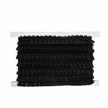 COLGANTE DE FLECOS 1,8cm NEGRO 10m