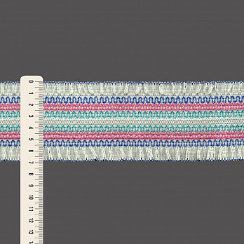 ELÁSTICO ENROLLADO 6,9cm CHAMPÁN/AZUL/ROSA/AZUL PISCINA 25m