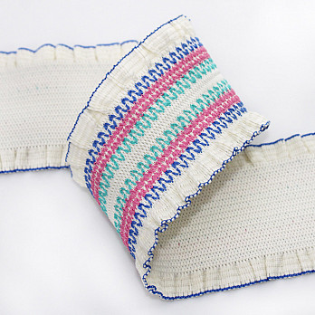 ELÁSTICO ENROLLADO 6,9cm CHAMPÁN/AZUL/ROSA/AZUL PISCINA 25m