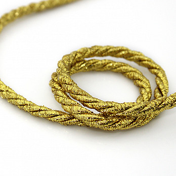 SAN FRANCISCO MEDIUM CORD 5mm GOLD 10m