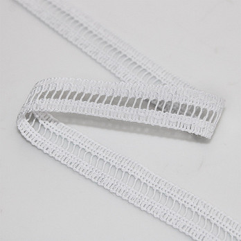 SMALL LADDER LACE 1,6cm WHITE 50m