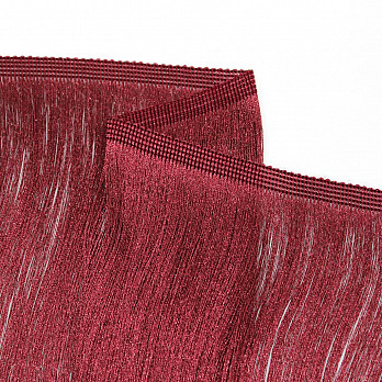SMOOTH FINE FRINGE 13,8cm WINE 10m