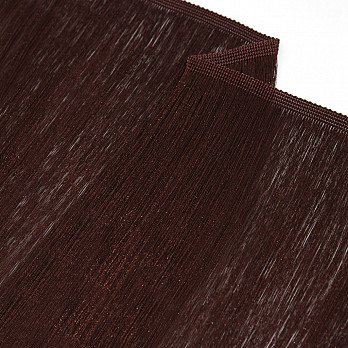 SMOOTH FINE FRINGE 19,8cm BROWN 10m