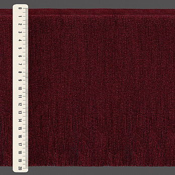 SMOOTH FINE FRINGE 19,8cm WINE 10m