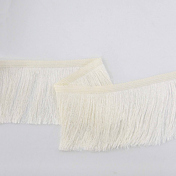 SMOOTH FINE FRINGE 6,8cm CHAMPAGNE 10m