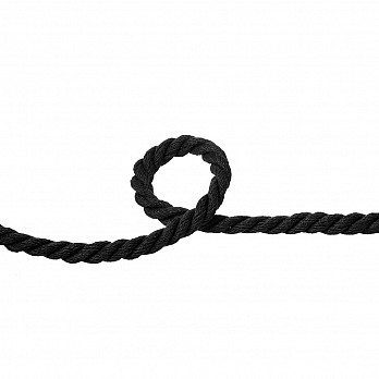 THICK CORD 10mm BLACK 10m