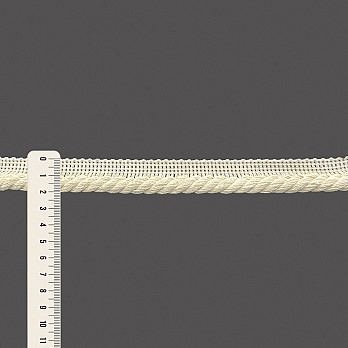 THICK CORD PIPING LACE 2cm RAW 20m