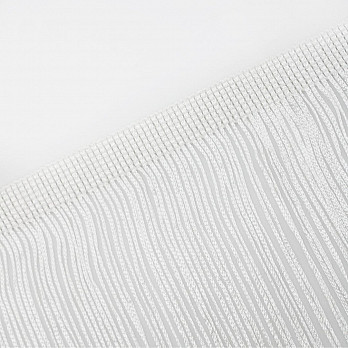 VISCOSE FRINGE 30cm WHITE 10m