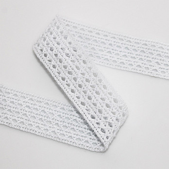 WIDED LACE 2,5cm WHITE 30m