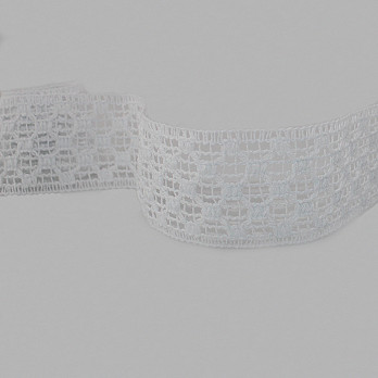 ENCAJE XX ANCHO 5,3cm  BLANCO 30m