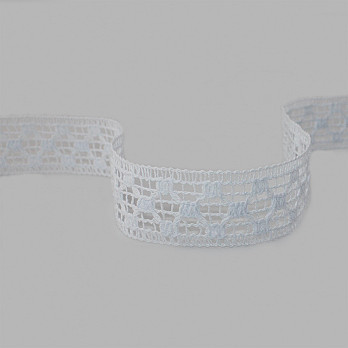 ENCAJE XX 3,4cm BLANCO 30m