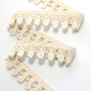 ZIG ZAG BEAK LACE 1,6cm RAW 20m