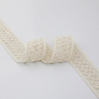 ZIG ZAG DOUBLE LACE 4,5cm RAW 30m